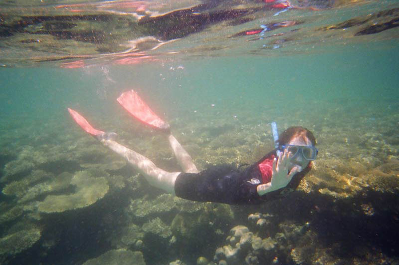 Snorkelling at Turquoise Bay